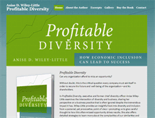 Tablet Screenshot of profitablediversity.com